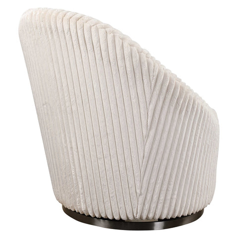 Giola Swivel Chair - Ivory