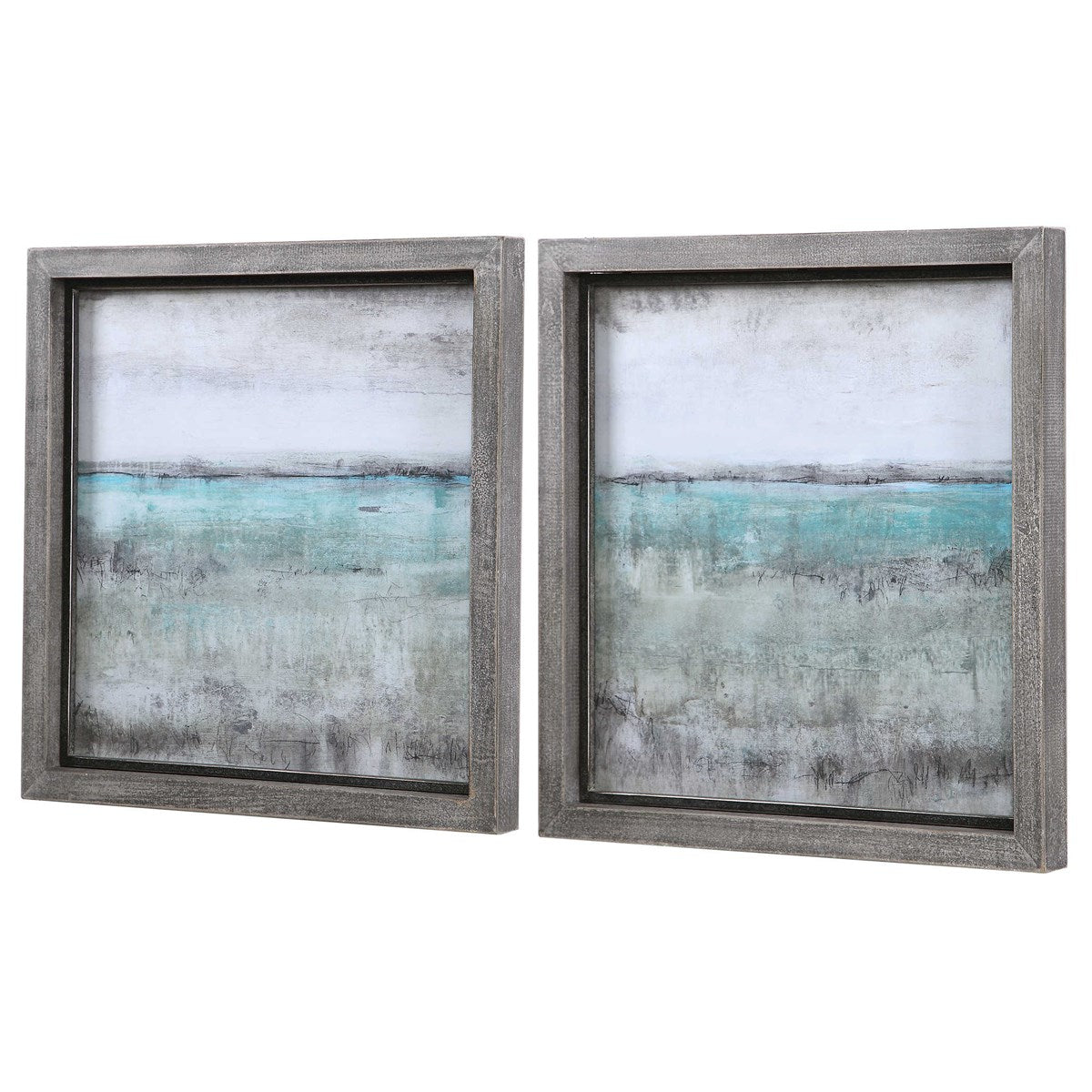 Sea Shades 27 in. Framed Prints - Set of 2