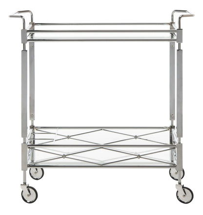 Illina 2 Tier 32 in. Rectangle Bar Cart