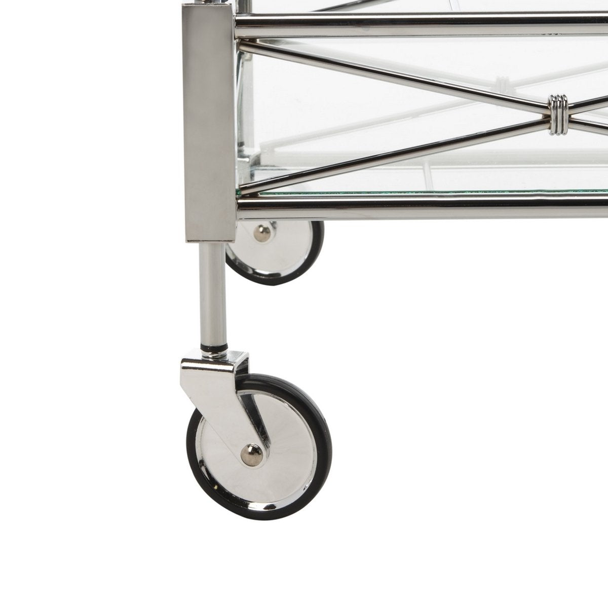 Illina 2 Tier 32 in. Rectangle Bar Cart