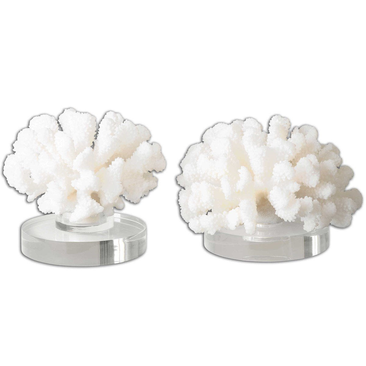 Breton White Coral Sculpture - Set of 2 – ObjectsHQ