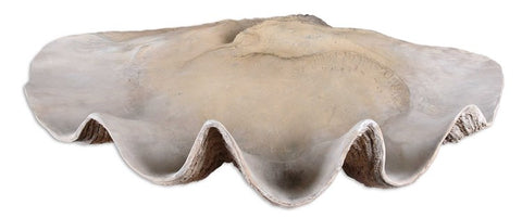 White Clam Shell Bowl
