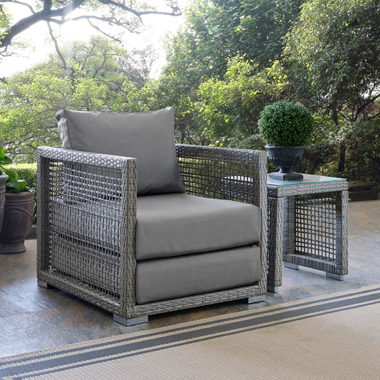 Padova Outdoor Patio Armchair - Gray