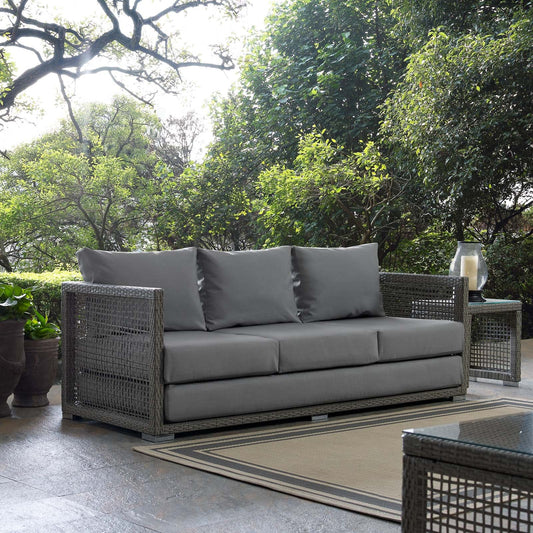 Bassa Outdoor Patio Sofa - Gray