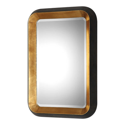 Marcella 42 in. Antiqued Metallic Mirror