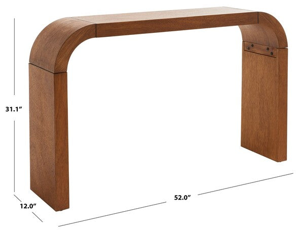 Hurste Curved 52 in. Console Table - Natural