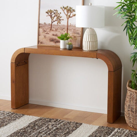 Hurste Curved 52 in. Console Table - Natural