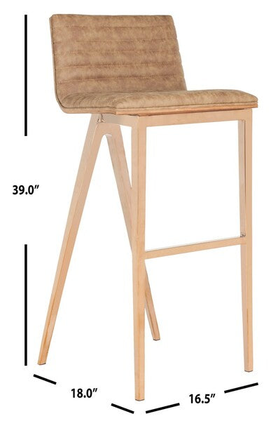 Laurie Bar Stool - Brown