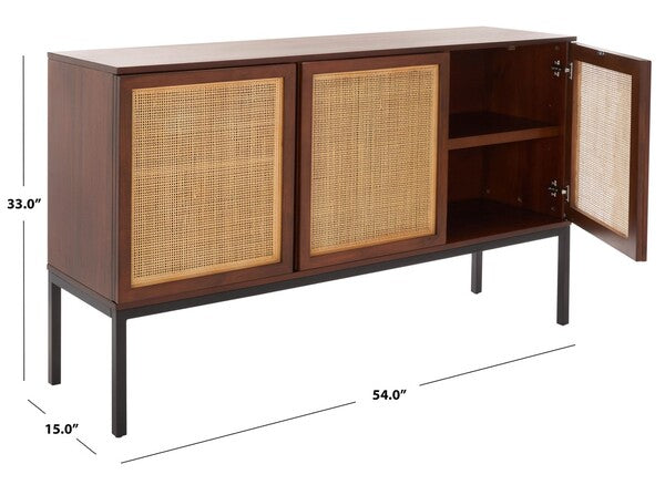 Fusco 54 in. Rattan Sideboard