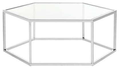 Turing Glass 36 in. Coffee Table