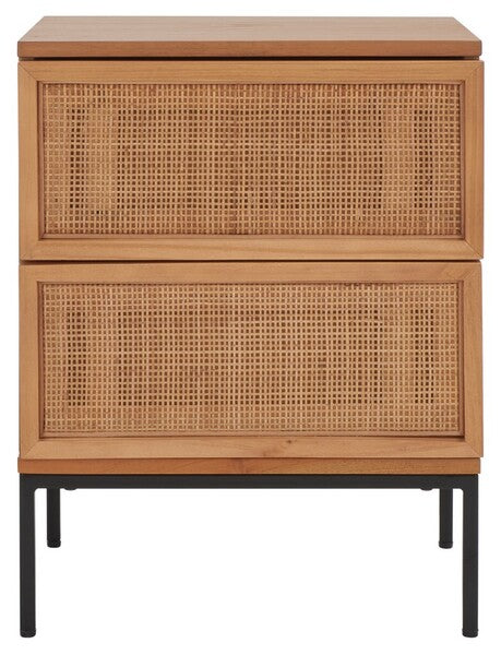 Clove 23 in. Rattan Nightstand