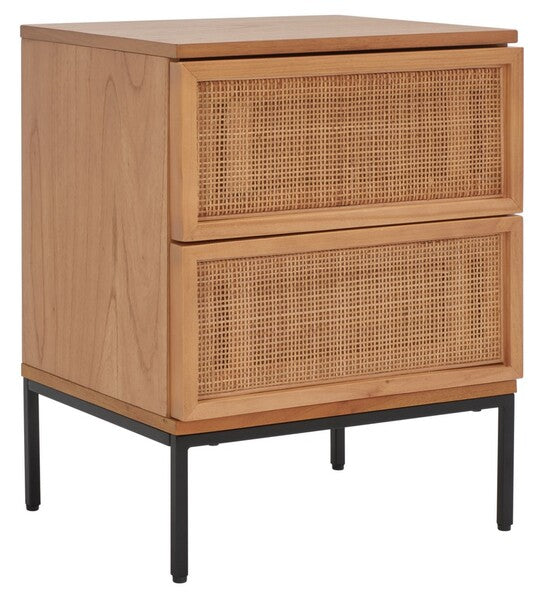 Clove 23 in. Rattan Nightstand