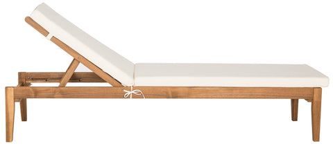 Napoli Chaise 74 in. Lounge - Bamboo