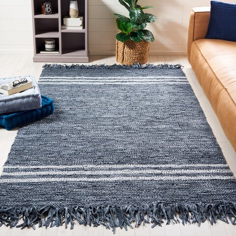 Bari Hand Woven Leather Rug