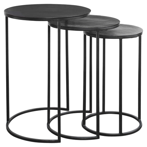 Edita 24 in. Side Table - Set of 3